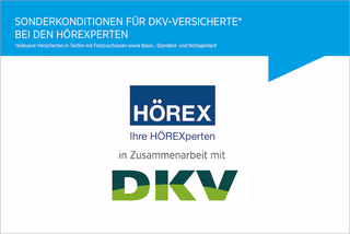 Logos HÖREX und GKV