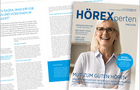 HÖREXperten Magazin im Herbst und Winter: Neuigkeiten rund ums Hören Titelbild HÖREXperten Magazin und Innenseite
